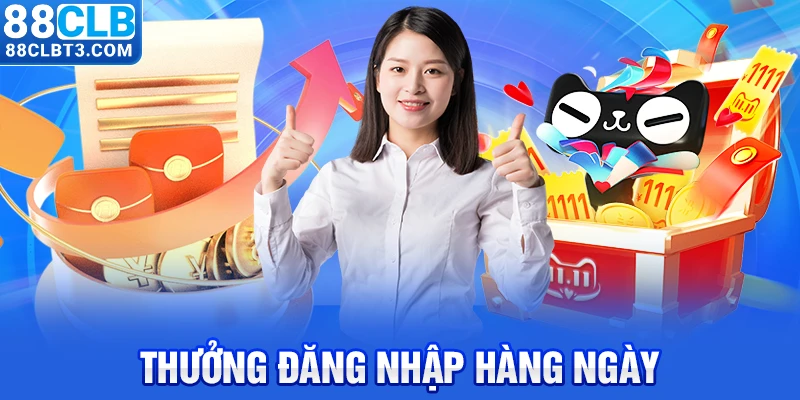 Thưởng đăng nhập hàng ngày