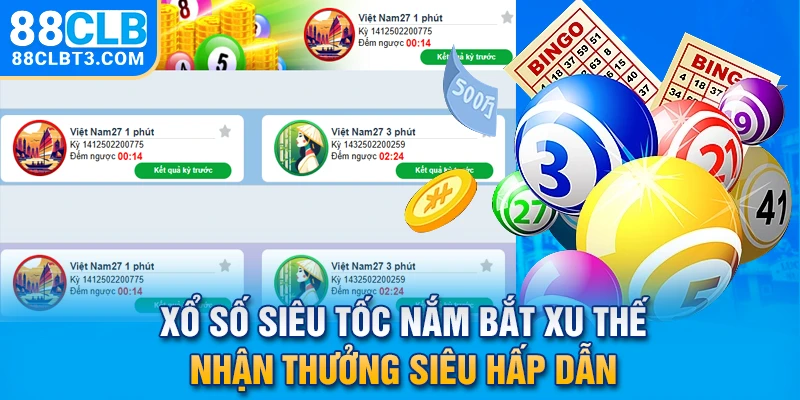 Xổ Số Siêu Tốc - Nắm Bắt Xu Thế Nhận Thưởng Siêu Hấp Dẫn